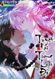 bìa tuyết rơi trong lò đỏ